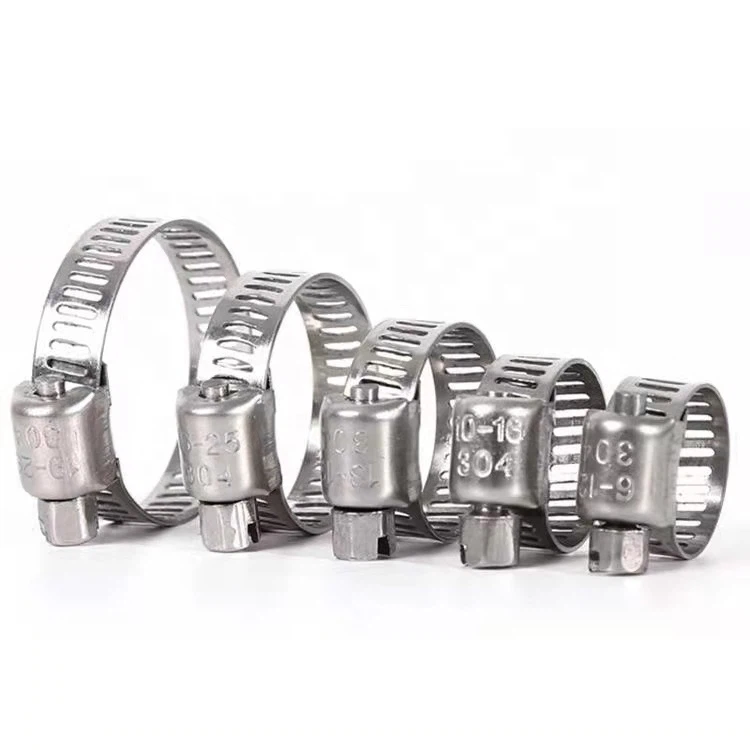 Custom-sized Stainless Steel Hose Clamps