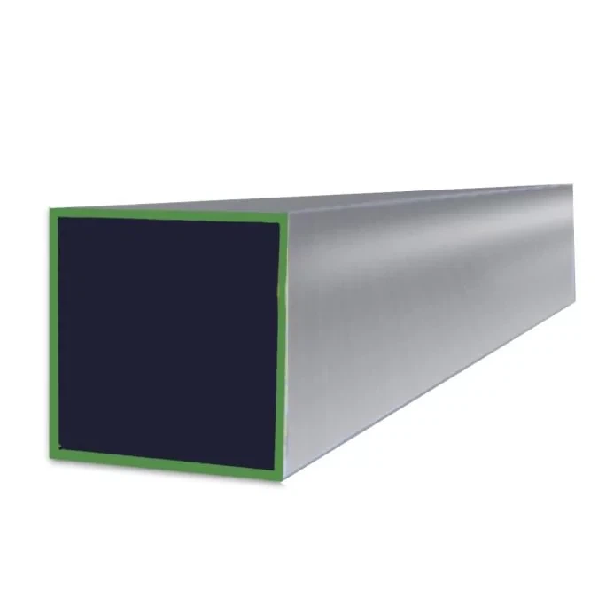 Tubo cuadrado de acero inoxidable 304 - 1 pulgadas x 0,12